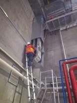 Cable routing in gallery and service area