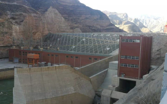 Hydropower station field site